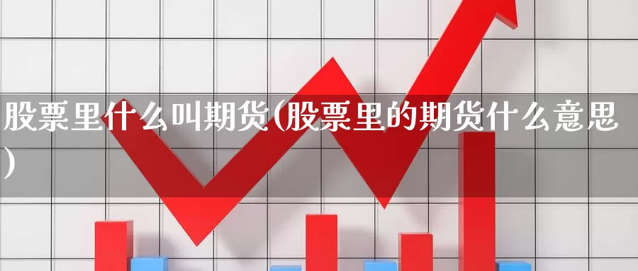 股票里什么叫期货(股票里的期货什么意思)_https://www.jyxxd.com_外盘期货行情_第1张