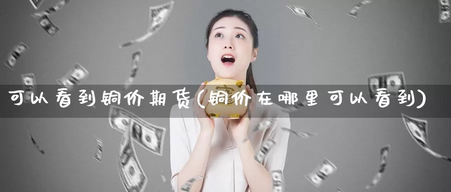 可以看到铜价期货(铜价在哪里可以看到)_https://www.jyxxd.com_外盘期货行情_第1张