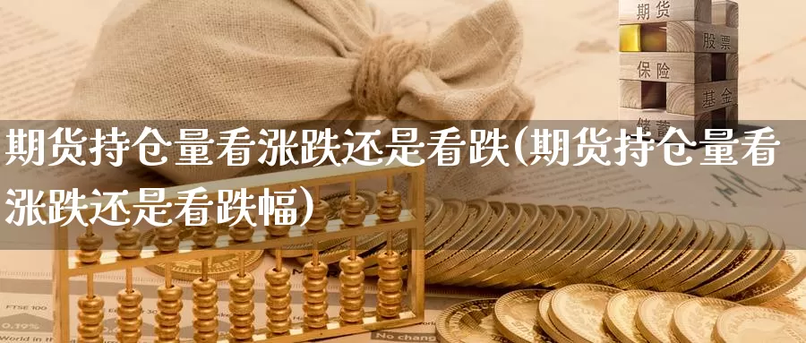 期货持仓量看涨跌还是看跌(期货持仓量看涨跌还是看跌幅)_https://www.jyxxd.com_外盘期货直播室_第1张