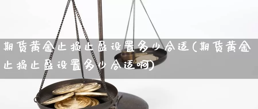 期货黄金止损止盈设置多少合适(期货黄金止损止盈设置多少合适啊)_https://www.jyxxd.com_外盘期货直播室_第1张