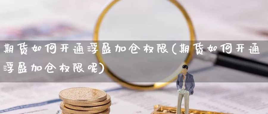 期货如何开通浮盈加仓权限(期货如何开通浮盈加仓权限呢)_https://www.jyxxd.com_期货教程_第1张