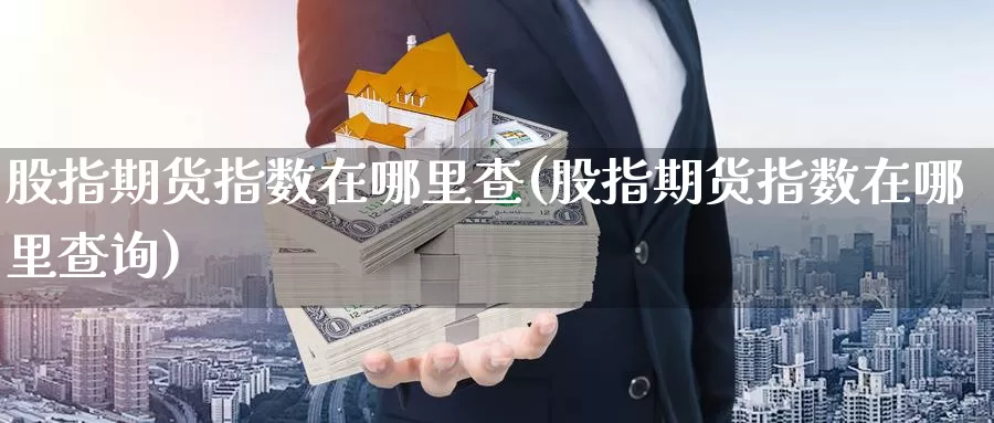 股指期货指数在哪里查(股指期货指数在哪里查询)_https://www.jyxxd.com_外盘期货直播室_第1张